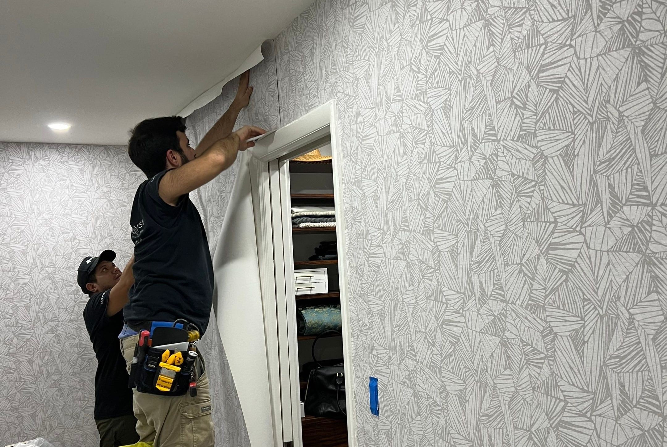 Salon Sole' Accent Wall Installation in Milwaukee